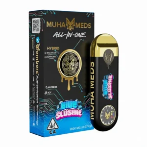 muha meds blue slushie destilado premium 2g