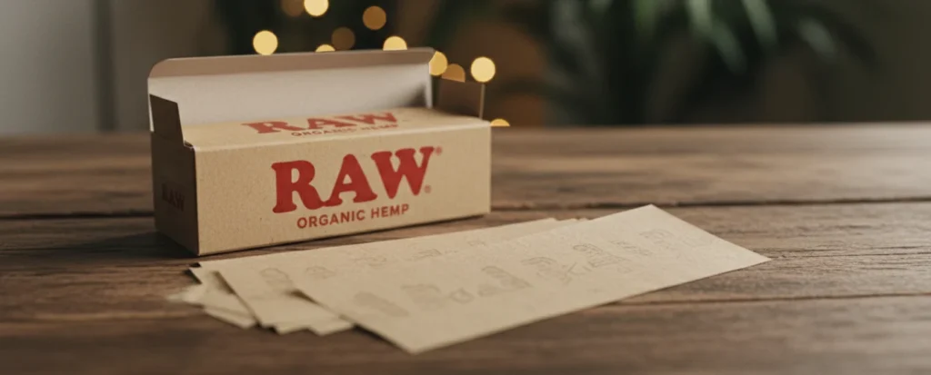 papel de cañamo raw